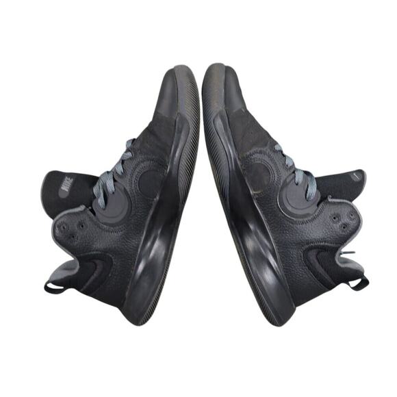 Nike Shoes Mens 9 Athletic Trainer Fly By Mid 2 Black Dark Grey Basketball Sport - Picture 8 of 12